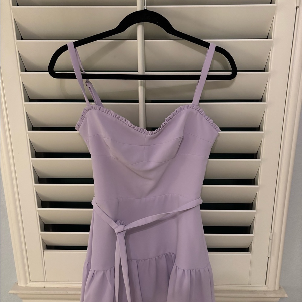 Lavender Spaghetti Strap Dress